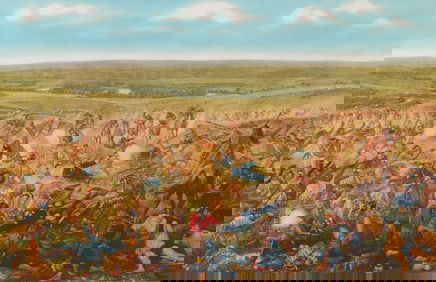 Anheuser-Busch Advertising Poster "Custer's Last Fight"