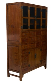 Two-Piece Apothecary Cabinet