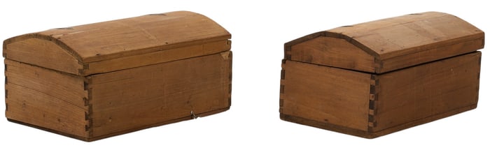 Pair of Rustic Chests