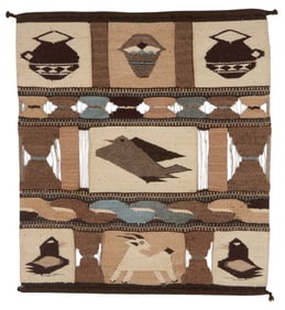 Hand-Woven African Tapestry Wall Hanging