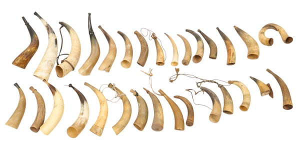 Large Collection of Horns