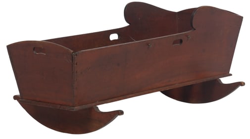 Rustic Baby Cradle Rocker