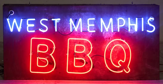 West Memphis BBQ Neon