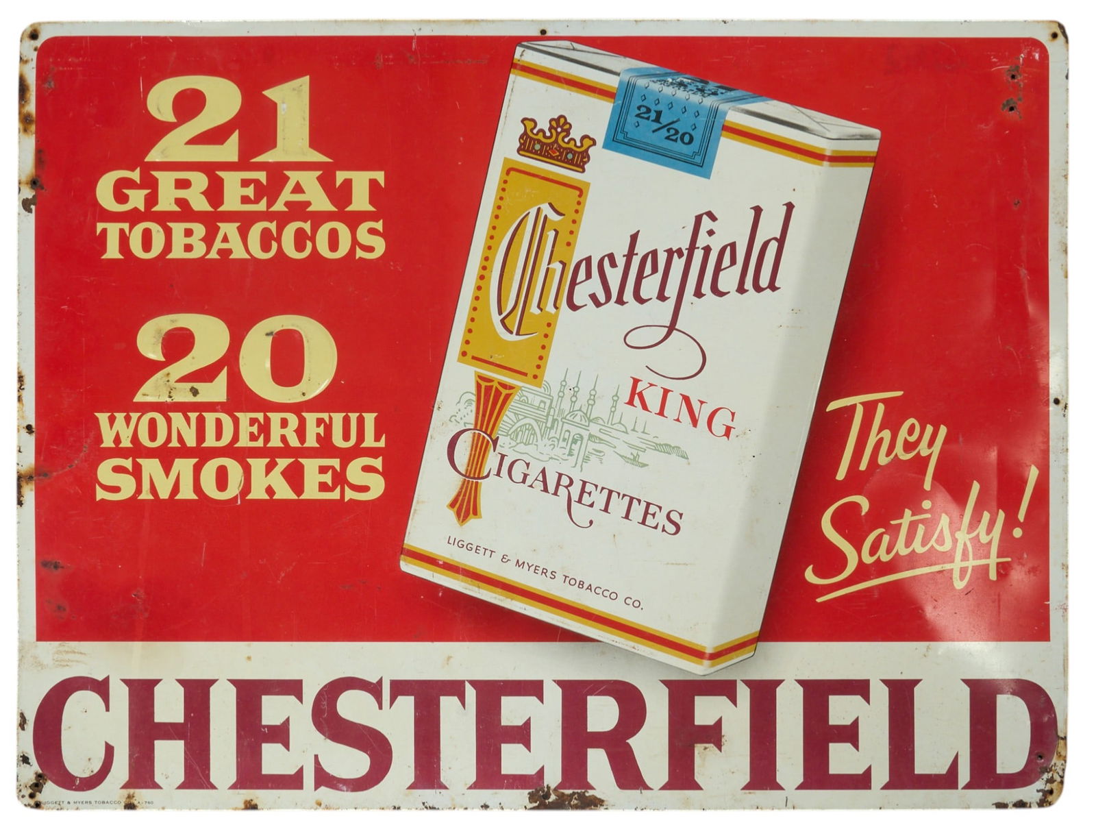 Chesterfield Cigarettes Sign (1 of 3)