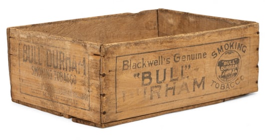 Blackwell's Bull Durham Tobacco Crate