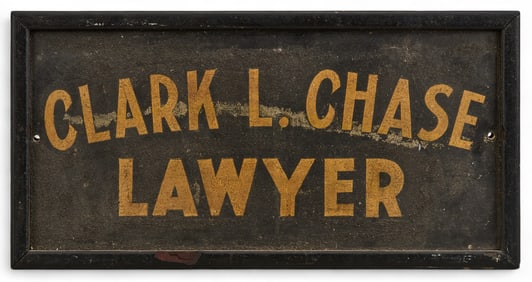 1920s Lawyer Sign