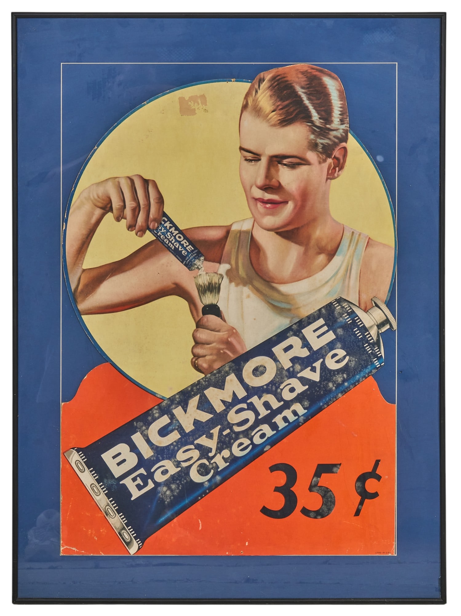 Framed Vintage Bickmore Cardboard Ad (1 of 4)