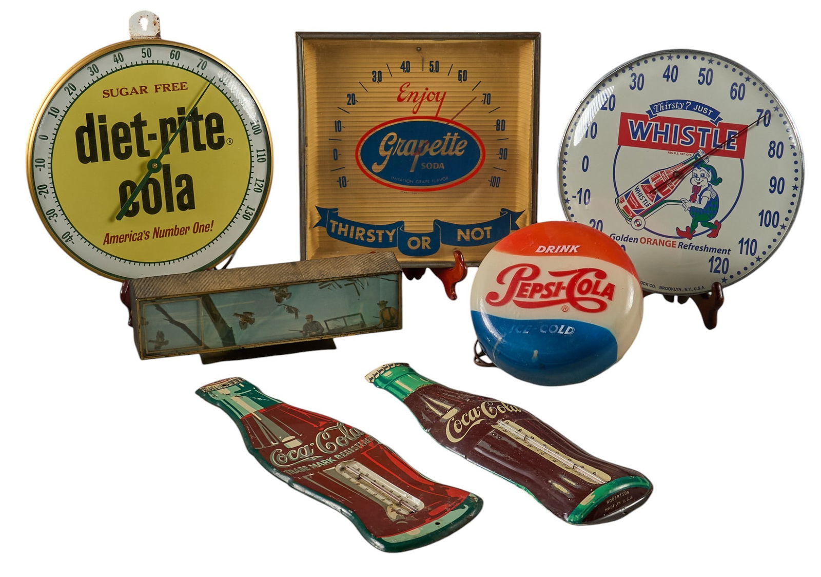 (7) Vintage Thermometers and Signs (1 of 12)