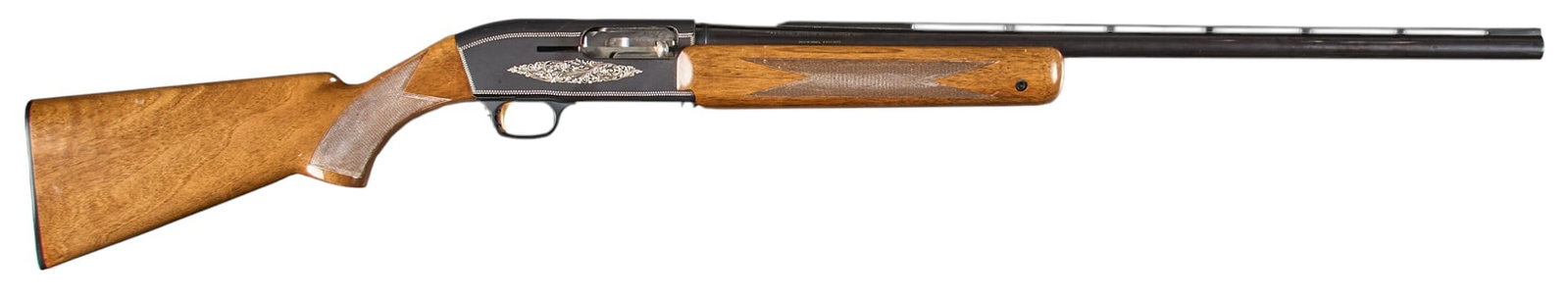 FN Browning Twentyweight 12 GA Semi Auto Shotgun: Serial: 71A51868 Manufacturer: FN-Belgium / Browning Model: Double Auto Twentyweight Caliber: 12GA (2.75 in.) Barrel length: 26 in. OAL: 45.75 in. Condition: Good; stock & forend have