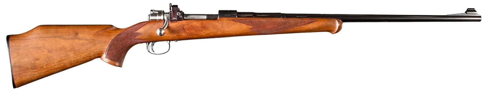 Excellent FN Mauser 257 Roberts Bolt Action Rifle: Serial: 6484 Manufacturer: FN-Belgium Model: Mauser 98 Sporter Caliber: 257 Roberts Barrel length: 24 in. OAL: 44 in. Condition: Excellent; little to no handling marks or scratches; bore