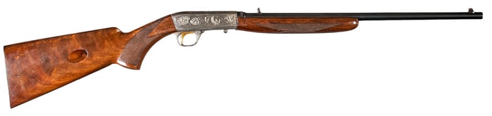 Campo Engraved Browning SA-22 Grade II 22 LR Semi Auto Rifle W/ Case