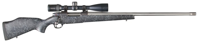 Weatherby Mark V 340 Wby Mag Bolt Action Rifle W/ Swarovski Scope