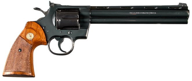 8 inch Colt Python 357 MAG Revolver