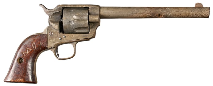 Antique Relic Condition Colt Single Action Army Revolver W/ Holster
