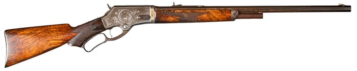 Factory Engraved Marlin Model 1881 Deluxe 40-60 Lever Action Rifle