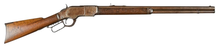 Antique Winchester 1873 22 Long Lever Action Rifle