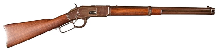 Antique Winchester 1873 44 WCF Saddle Ring Carbine