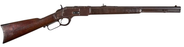 Antique Winchester Model 1873 32 WCF Lever Action Rifle