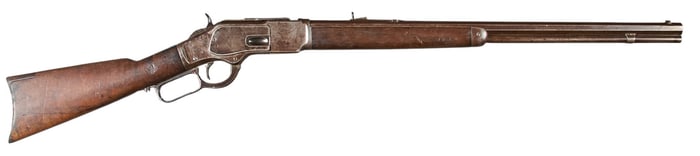 Antique Winchester Model 1873 32 WCF Lever Action Rifle