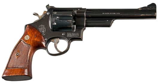 Smith & Wesson Model 1950 Target 44 S&W Revolver W/ Letter