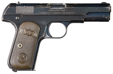Early Type I Colt M1903 Pocket Hammerless 32 ACP Semi Auto Pistol