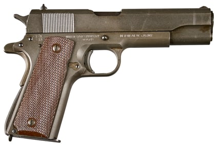WWII Ithaca M1911 A1 45 ACP Semi Auto Pistol