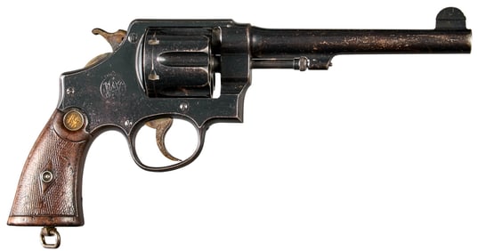 WWI Australian Marked Smith & Wesson 455 Hand Ejector Second Model Revolver