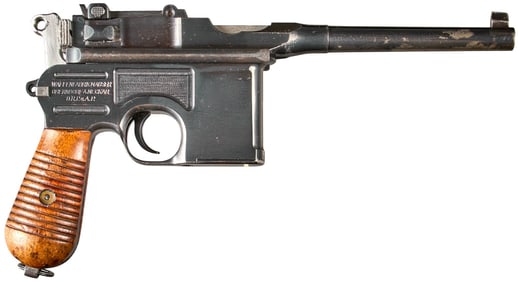 Clean Mauser C96 Late 1930 Commercial 7.63 Mauser Pistol