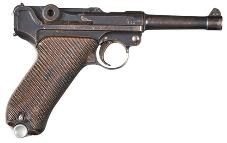 Pre-WWI German Unit Marked Erfurt P.08 Luger Pistol W/ Holster