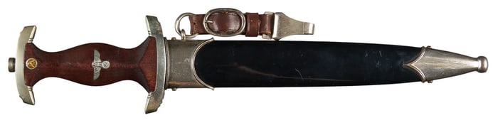 WWII German NSKK Tiger Dagger W/ Scabbard
