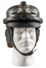 German WWII NSKK Motorcycle Crash Helmet