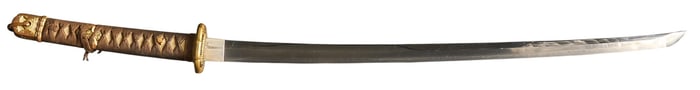 WWII Japanese Showa Officer's Signed Katana W/ Saya