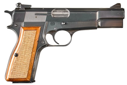 Belgian Browning Hi Power 9mm Semi Auto Pistol
