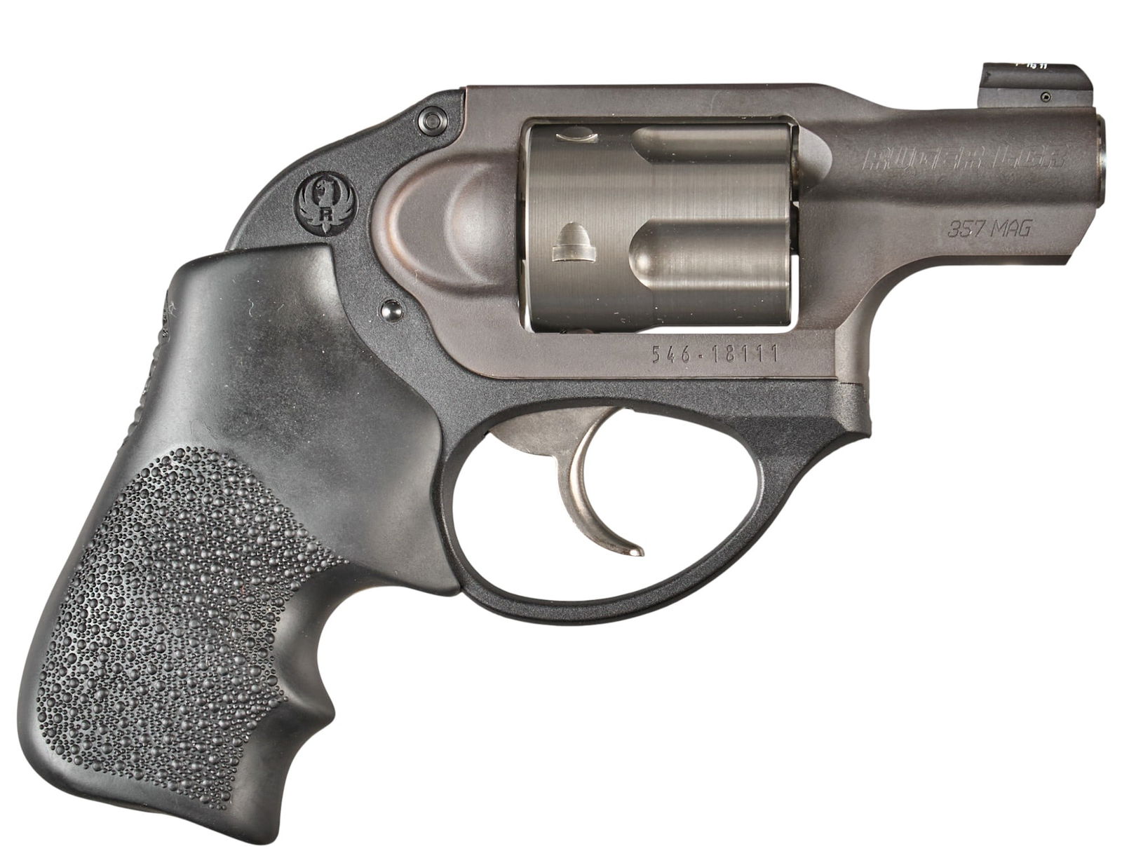Ruger LCR 357 Magnum Revolver: Serial: 546-18111 Manufacturer: Ruger Model: LCR Caliber: 357 Mag Barrel length: 1.875 in. OAL: 6.75 in. Condition: Very Good-Like NIB; very light signs of handling; bore is excellent &am