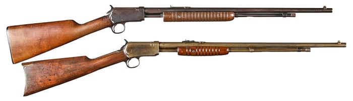 Pair of Winchester Model 62 22 Short Slide Action Rifles