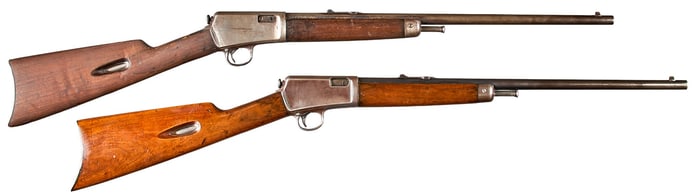 Pair of Winchester Model 1903 22 Win. Auto. Semi Auto Rifles