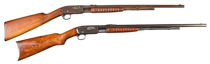 (Pair) Remington Models 12-A and 12-C 22 LR Rifles