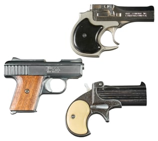 Lot of 3 Pocket Pistols