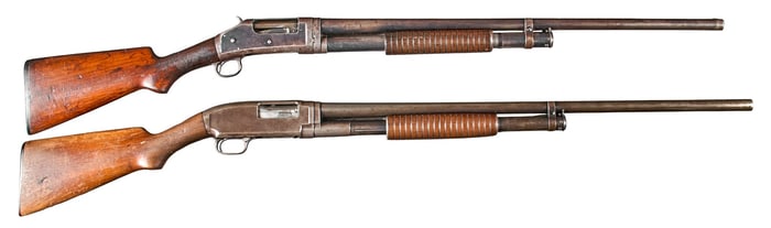 (Pair) Winchester 1897 16 Gauge and Model 12-12 Gauge Shotguns