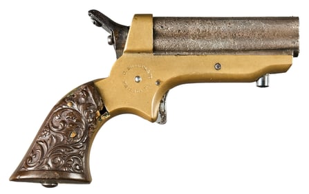 Antique C. Sharps Second Model 22 RF Pepperbox Pistol