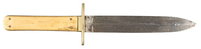 19th Century Henry Hobson & Son Bone Handle Dirk Knife