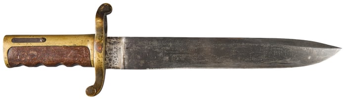 Rare Civil War US Navy M1861 Dahlgren Bowie Bayonet W/ Sheath
