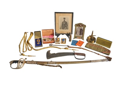 Collection of Named US WWI and WWII Militaria