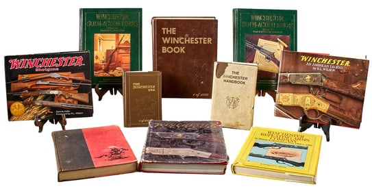 Collection of 10 Winchester Firearms Books