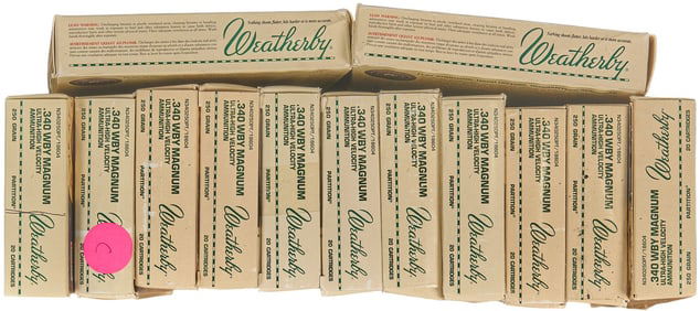 Approx. 240 Rounds of Weatherby 340 Wby Mag Ammunition