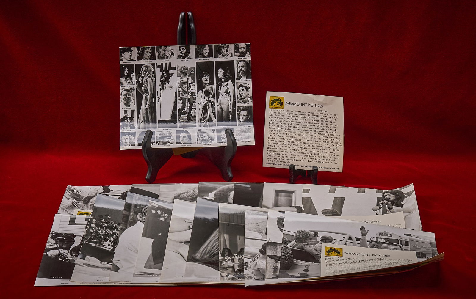 Shelley Duvall | "Nashville" Publicity Stills: Complete collection of original publicity stills for "Nashville" (1975) where Shelley Duvall played "L.A. Joan", used during the promotion of the theatrical release of the movie, a