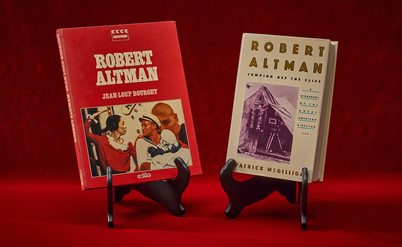 Shelley Duvall | Robert Altman Books: Shelley Duvall's hardback books pertaining to director and screenwriter Robert Altman (1925-2006), Duvall and Altman collaborated together on "Brewster McCloud" (1970), "McCabe &