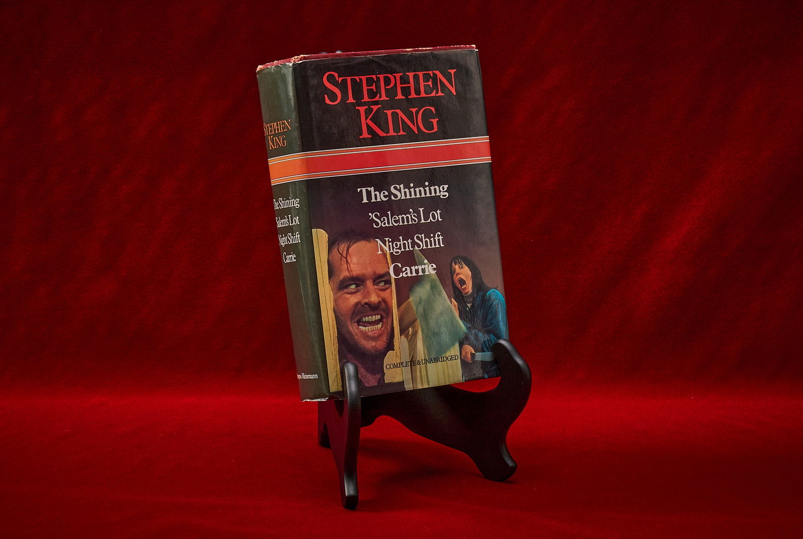 Shelley Duvall | Stephen King Omnibus: Stephen King complete and unabridged omnibus featuring The Shining, 'Salem's Lot, Night Shift and Carrie, hardcover, 991 pages, octavo, first edition of the Octopus / Heinemann edition, 1981,