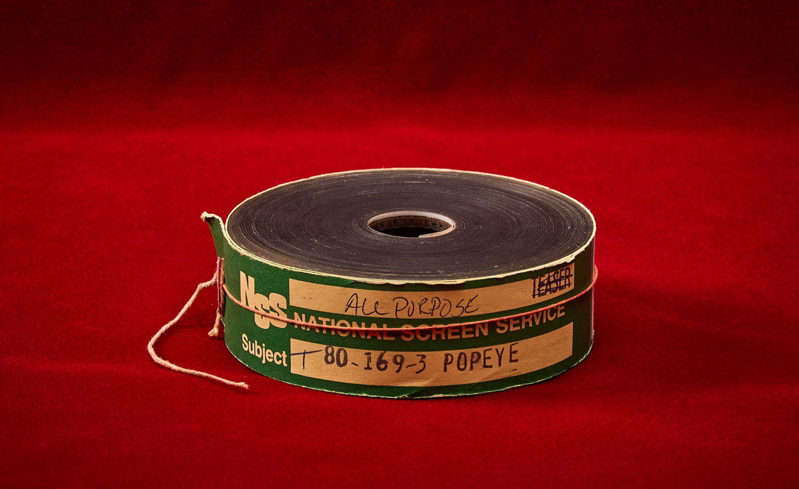 Shelley Duvall | "Popeye" 35mm Film Trailer: Original 35mm film reel containing the official National Screen Service (NSS) movie trailer for "Popeye" (1980), where Shelley Duvall would play Olive Oyl alongside Robin Williams as Popeye,