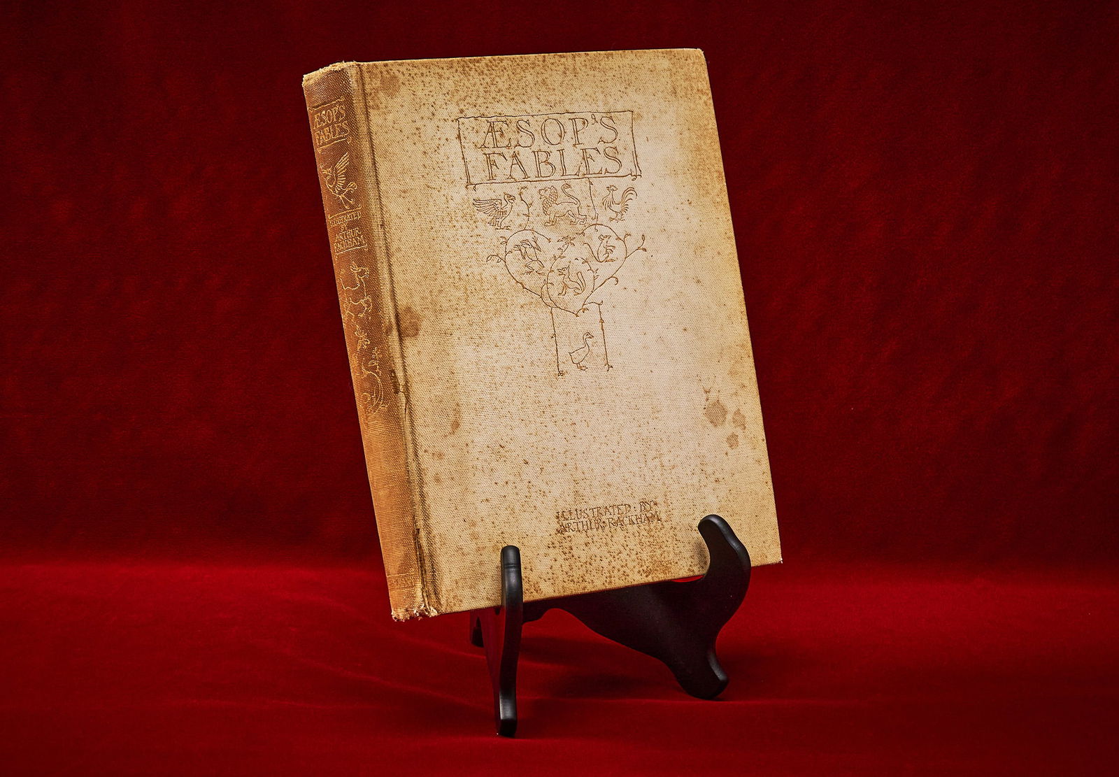 Shelley Duvall | Signed Aesop's Fables Book: Signed and numbered early edition of Aesop's Fables A New Translation, illustrated by Arthur Rackham with introduction by G.K. Chesterton, published by William Heinemann, London 1912, octavo, comp